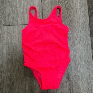CAT AND JACK ONE PIECE SWIMSUIT PINK 18MO